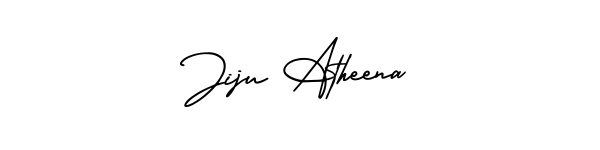 See photos of Jiju Atheena official signature by Spectra . Check more albums & portfolios. Read reviews & check more about AmerikaSignatureDemo-Regular font. Jiju Atheena signature style 3 images and pictures png