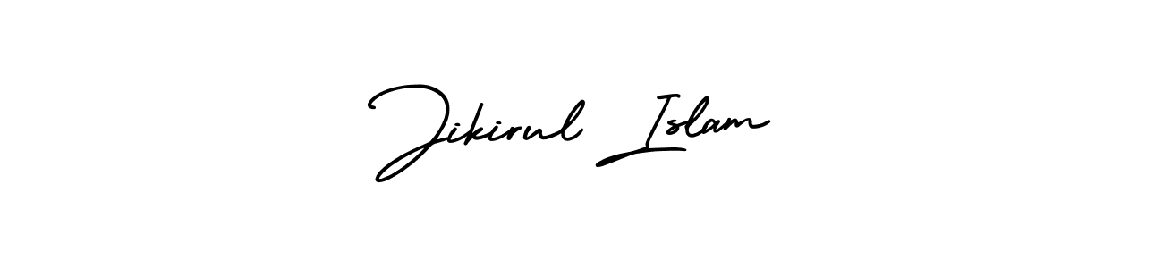 How to Draw Jikirul Islam signature style? AmerikaSignatureDemo-Regular is a latest design signature styles for name Jikirul Islam. Jikirul Islam signature style 3 images and pictures png