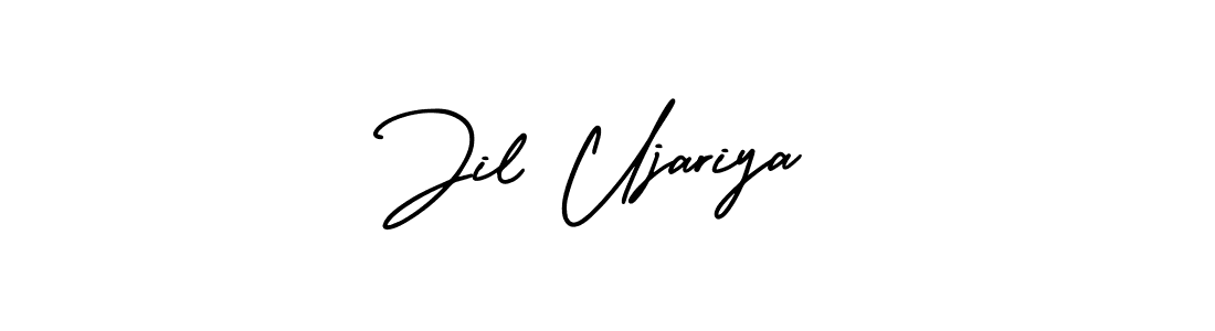 Check out images of Autograph of Jil Ujariya name. Actor Jil Ujariya Signature Style. AmerikaSignatureDemo-Regular is a professional sign style online. Jil Ujariya signature style 3 images and pictures png