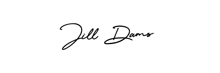Best and Professional Signature Style for Jill Dams. AmerikaSignatureDemo-Regular Best Signature Style Collection. Jill Dams signature style 3 images and pictures png