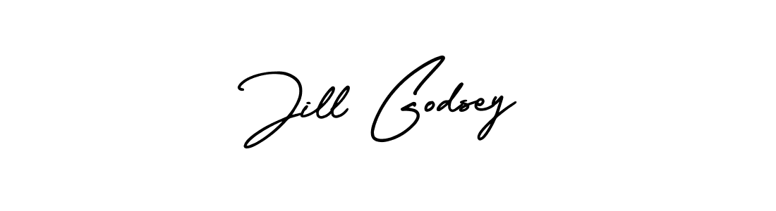 AmerikaSignatureDemo-Regular is a professional signature style that is perfect for those who want to add a touch of class to their signature. It is also a great choice for those who want to make their signature more unique. Get Jill Godsey name to fancy signature for free. Jill Godsey signature style 3 images and pictures png