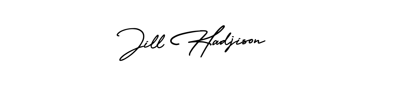 How to make Jill Hadjison signature? AmerikaSignatureDemo-Regular is a professional autograph style. Create handwritten signature for Jill Hadjison name. Jill Hadjison signature style 3 images and pictures png