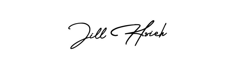 Use a signature maker to create a handwritten signature online. With this signature software, you can design (AmerikaSignatureDemo-Regular) your own signature for name Jill Hsieh. Jill Hsieh signature style 3 images and pictures png
