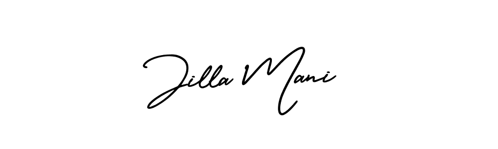 You can use this online signature creator to create a handwritten signature for the name Jilla Mani. This is the best online autograph maker. Jilla Mani signature style 3 images and pictures png