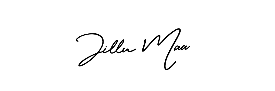 See photos of Jillu Maa official signature by Spectra . Check more albums & portfolios. Read reviews & check more about AmerikaSignatureDemo-Regular font. Jillu Maa signature style 3 images and pictures png