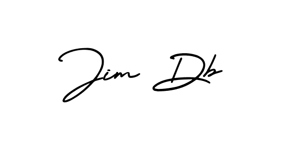 How to make Jim Db signature? AmerikaSignatureDemo-Regular is a professional autograph style. Create handwritten signature for Jim Db name. Jim Db signature style 3 images and pictures png