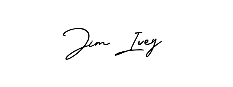 How to make Jim Ivey signature? AmerikaSignatureDemo-Regular is a professional autograph style. Create handwritten signature for Jim Ivey name. Jim Ivey signature style 3 images and pictures png
