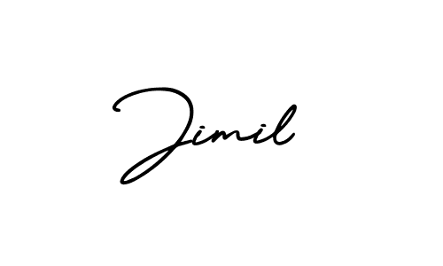 Best and Professional Signature Style for Jimil. AmerikaSignatureDemo-Regular Best Signature Style Collection. Jimil signature style 3 images and pictures png