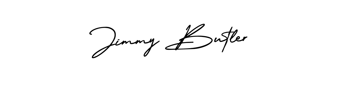 You should practise on your own different ways (AmerikaSignatureDemo-Regular) to write your name (Jimmy Butler) in signature. don't let someone else do it for you. Jimmy Butler signature style 3 images and pictures png