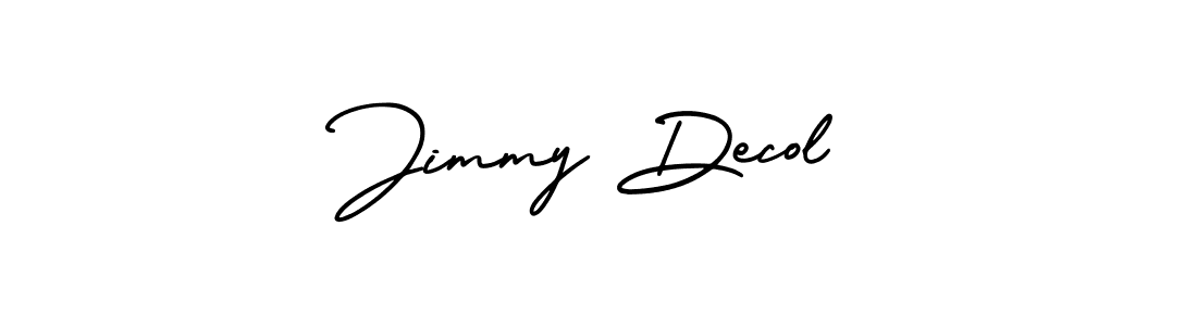 This is the best signature style for the Jimmy Decol name. Also you like these signature font (AmerikaSignatureDemo-Regular). Mix name signature. Jimmy Decol signature style 3 images and pictures png