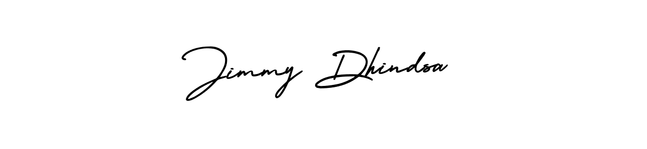 The best way (AmerikaSignatureDemo-Regular) to make a short signature is to pick only two or three words in your name. The name Jimmy Dhindsa include a total of six letters. For converting this name. Jimmy Dhindsa signature style 3 images and pictures png