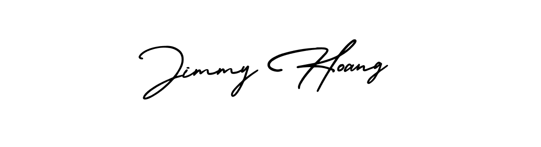 Jimmy Hoang stylish signature style. Best Handwritten Sign (AmerikaSignatureDemo-Regular) for my name. Handwritten Signature Collection Ideas for my name Jimmy Hoang. Jimmy Hoang signature style 3 images and pictures png