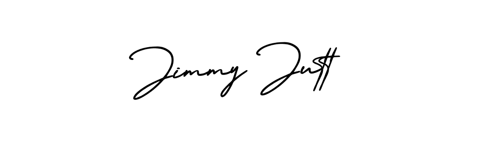 How to make Jimmy Jutt name signature. Use AmerikaSignatureDemo-Regular style for creating short signs online. This is the latest handwritten sign. Jimmy Jutt signature style 3 images and pictures png