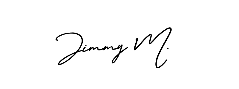 Also we have Jimmy M. name is the best signature style. Create professional handwritten signature collection using AmerikaSignatureDemo-Regular autograph style. Jimmy M. signature style 3 images and pictures png