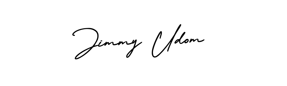 It looks lik you need a new signature style for name Jimmy Udom. Design unique handwritten (AmerikaSignatureDemo-Regular) signature with our free signature maker in just a few clicks. Jimmy Udom signature style 3 images and pictures png