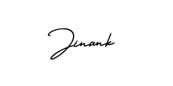 Create a beautiful signature design for name Jinank. With this signature (AmerikaSignatureDemo-Regular) fonts, you can make a handwritten signature for free. Jinank signature style 3 images and pictures png