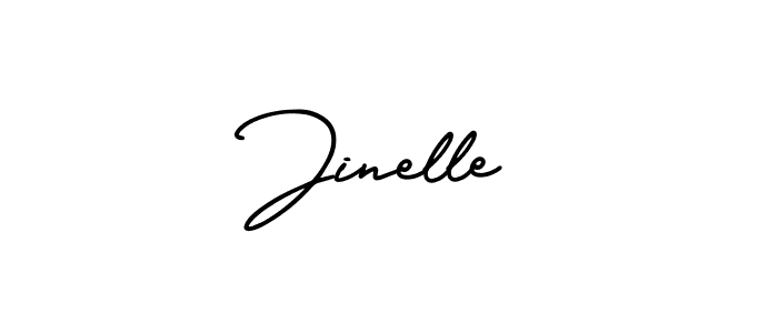 Make a beautiful signature design for name Jinelle. With this signature (AmerikaSignatureDemo-Regular) style, you can create a handwritten signature for free. Jinelle signature style 3 images and pictures png