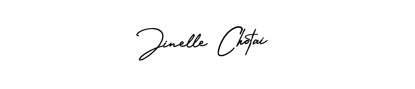 Design your own signature with our free online signature maker. With this signature software, you can create a handwritten (AmerikaSignatureDemo-Regular) signature for name Jinelle Chotai. Jinelle Chotai signature style 3 images and pictures png