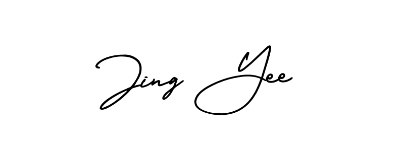 How to Draw Jing Yee signature style? AmerikaSignatureDemo-Regular is a latest design signature styles for name Jing Yee. Jing Yee signature style 3 images and pictures png