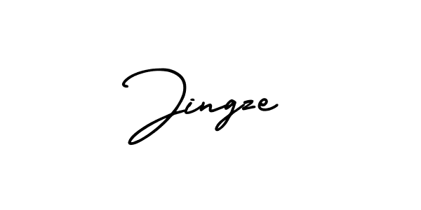 Similarly AmerikaSignatureDemo-Regular is the best handwritten signature design. Signature creator online .You can use it as an online autograph creator for name Jingze. Jingze signature style 3 images and pictures png