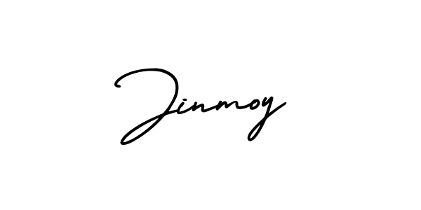 You should practise on your own different ways (AmerikaSignatureDemo-Regular) to write your name (Jinmoy) in signature. don't let someone else do it for you. Jinmoy signature style 3 images and pictures png