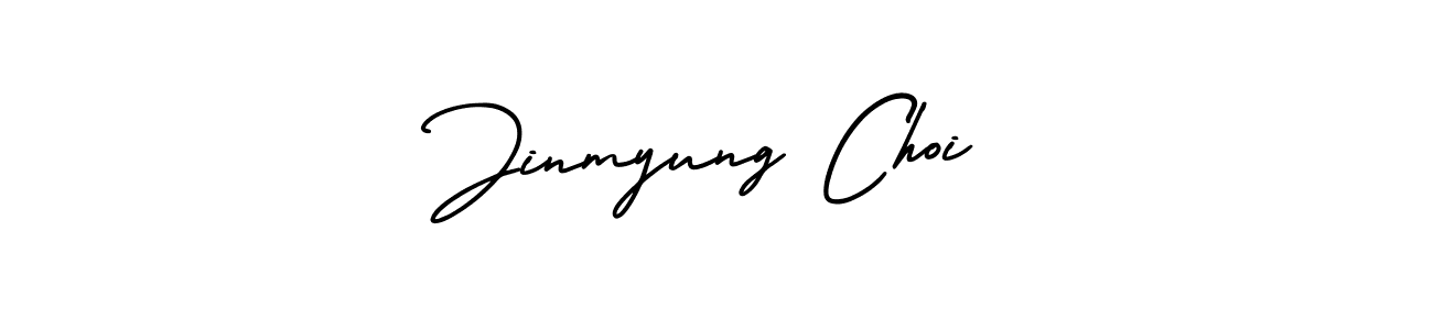 AmerikaSignatureDemo-Regular is a professional signature style that is perfect for those who want to add a touch of class to their signature. It is also a great choice for those who want to make their signature more unique. Get Jinmyung Choi name to fancy signature for free. Jinmyung Choi signature style 3 images and pictures png