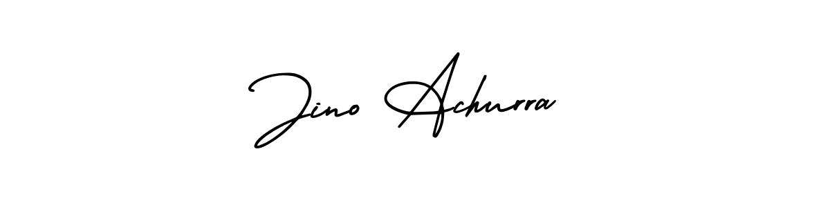 Make a beautiful signature design for name Jino Achurra. Use this online signature maker to create a handwritten signature for free. Jino Achurra signature style 3 images and pictures png