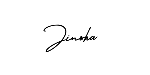 Best and Professional Signature Style for Jinsha. AmerikaSignatureDemo-Regular Best Signature Style Collection. Jinsha signature style 3 images and pictures png