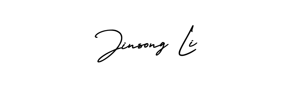 Make a beautiful signature design for name Jinsong Li. Use this online signature maker to create a handwritten signature for free. Jinsong Li signature style 3 images and pictures png
