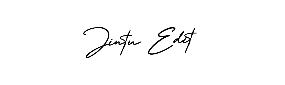Make a beautiful signature design for name Jintu Edit. Use this online signature maker to create a handwritten signature for free. Jintu Edit signature style 3 images and pictures png