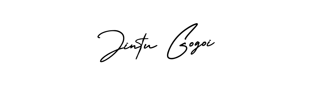 Also You can easily find your signature by using the search form. We will create Jintu Gogoi name handwritten signature images for you free of cost using AmerikaSignatureDemo-Regular sign style. Jintu Gogoi signature style 3 images and pictures png