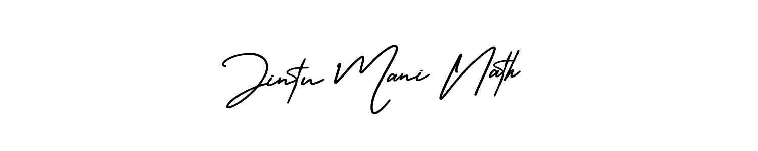 Once you've used our free online signature maker to create your best signature AmerikaSignatureDemo-Regular style, it's time to enjoy all of the benefits that Jintu Mani Nath name signing documents. Jintu Mani Nath signature style 3 images and pictures png