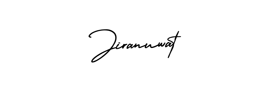 Also You can easily find your signature by using the search form. We will create Jiranuwat name handwritten signature images for you free of cost using AmerikaSignatureDemo-Regular sign style. Jiranuwat signature style 3 images and pictures png