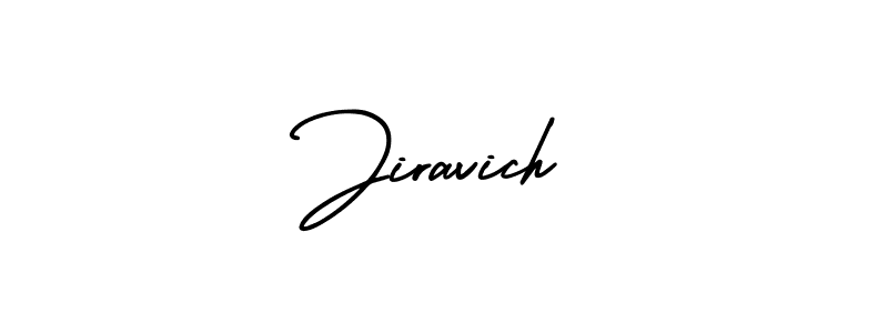 How to make Jiravich signature? AmerikaSignatureDemo-Regular is a professional autograph style. Create handwritten signature for Jiravich name. Jiravich signature style 3 images and pictures png