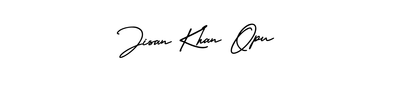 Make a beautiful signature design for name Jisan Khan Opu. Use this online signature maker to create a handwritten signature for free. Jisan Khan Opu signature style 3 images and pictures png