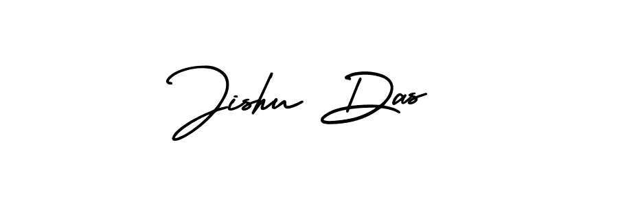 The best way (AmerikaSignatureDemo-Regular) to make a short signature is to pick only two or three words in your name. The name Jishu Das include a total of six letters. For converting this name. Jishu Das signature style 3 images and pictures png