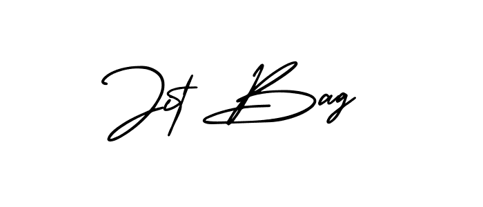 How to make Jit Bag name signature. Use AmerikaSignatureDemo-Regular style for creating short signs online. This is the latest handwritten sign. Jit Bag signature style 3 images and pictures png
