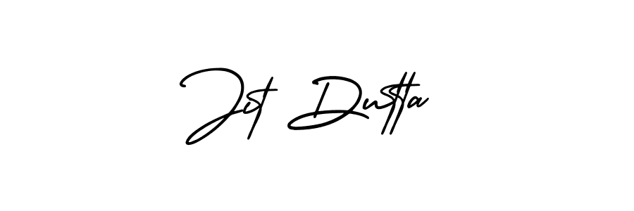 How to make Jit Dutta name signature. Use AmerikaSignatureDemo-Regular style for creating short signs online. This is the latest handwritten sign. Jit Dutta signature style 3 images and pictures png