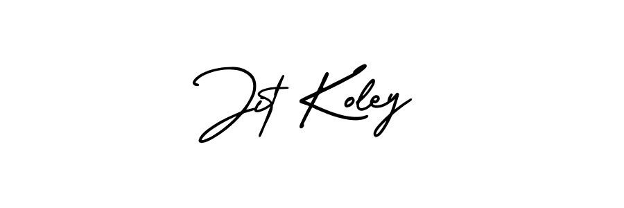 Create a beautiful signature design for name Jit Koley. With this signature (AmerikaSignatureDemo-Regular) fonts, you can make a handwritten signature for free. Jit Koley signature style 3 images and pictures png