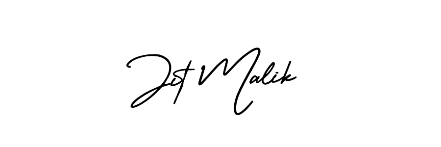 Create a beautiful signature design for name Jit Malik. With this signature (AmerikaSignatureDemo-Regular) fonts, you can make a handwritten signature for free. Jit Malik signature style 3 images and pictures png