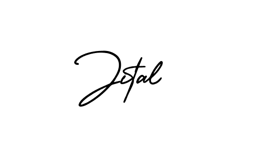 The best way (AmerikaSignatureDemo-Regular) to make a short signature is to pick only two or three words in your name. The name Jital include a total of six letters. For converting this name. Jital signature style 3 images and pictures png