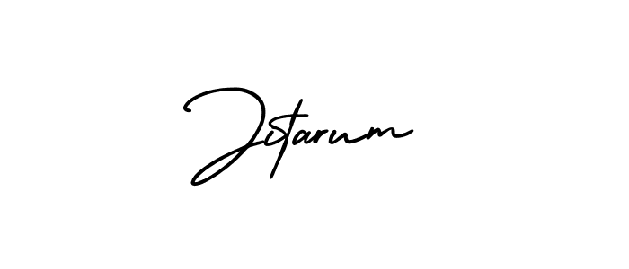 Jitarum stylish signature style. Best Handwritten Sign (AmerikaSignatureDemo-Regular) for my name. Handwritten Signature Collection Ideas for my name Jitarum. Jitarum signature style 3 images and pictures png