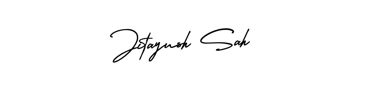Also You can easily find your signature by using the search form. We will create Jitayush Sah name handwritten signature images for you free of cost using AmerikaSignatureDemo-Regular sign style. Jitayush Sah signature style 3 images and pictures png