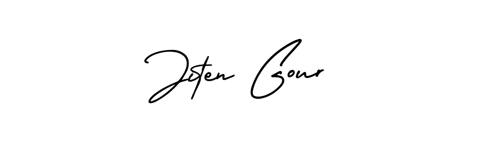 Make a beautiful signature design for name Jiten Gour. Use this online signature maker to create a handwritten signature for free. Jiten Gour signature style 3 images and pictures png