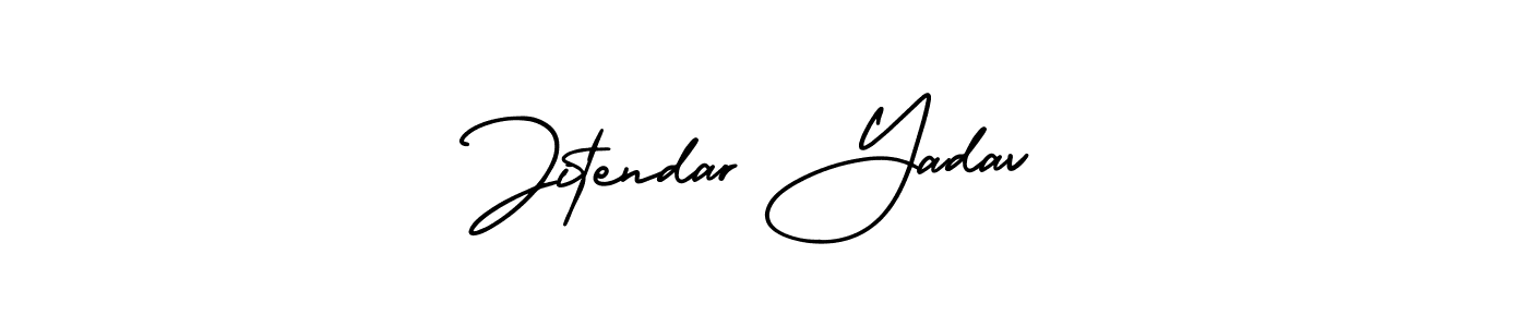 How to Draw Jitendar Yadav signature style? AmerikaSignatureDemo-Regular is a latest design signature styles for name Jitendar Yadav. Jitendar Yadav signature style 3 images and pictures png