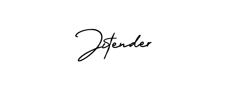 Make a beautiful signature design for name Jitender. Use this online signature maker to create a handwritten signature for free. Jitender signature style 3 images and pictures png