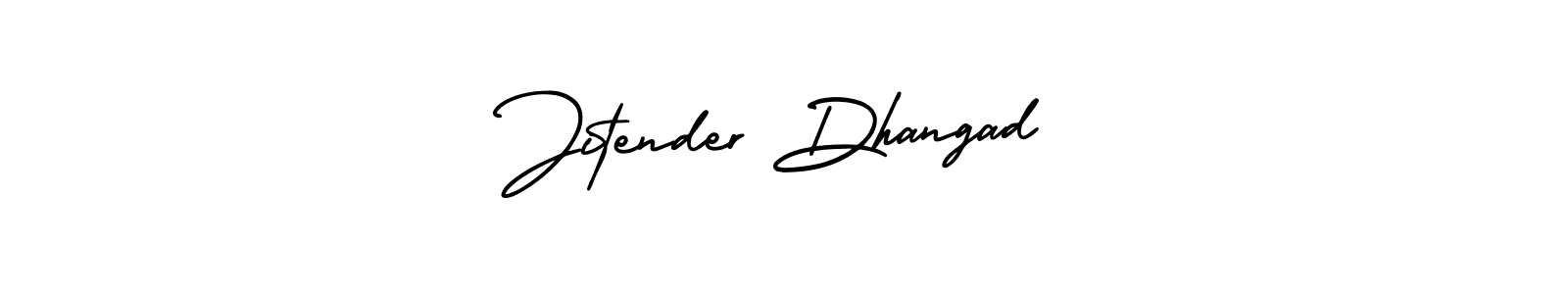 How to Draw Jitender Dhangad signature style? AmerikaSignatureDemo-Regular is a latest design signature styles for name Jitender Dhangad. Jitender Dhangad signature style 3 images and pictures png