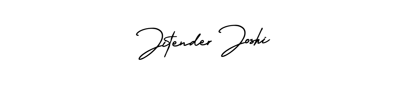 Jitender Joshi stylish signature style. Best Handwritten Sign (AmerikaSignatureDemo-Regular) for my name. Handwritten Signature Collection Ideas for my name Jitender Joshi. Jitender Joshi signature style 3 images and pictures png