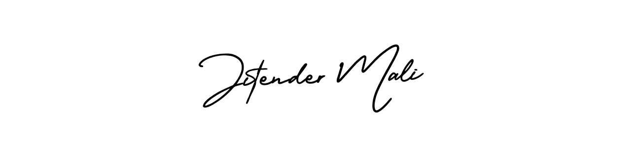 Also You can easily find your signature by using the search form. We will create Jitender Mali name handwritten signature images for you free of cost using AmerikaSignatureDemo-Regular sign style. Jitender Mali signature style 3 images and pictures png