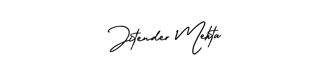 Make a beautiful signature design for name Jitender Mehta. With this signature (AmerikaSignatureDemo-Regular) style, you can create a handwritten signature for free. Jitender Mehta signature style 3 images and pictures png